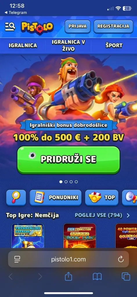 Pistolo mobilni posnetek 3